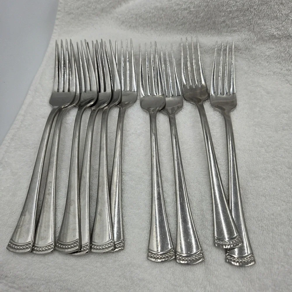 41 Piece Assortment Lenox Portola 18/10 Stainless Steel Flatware **See Photos**